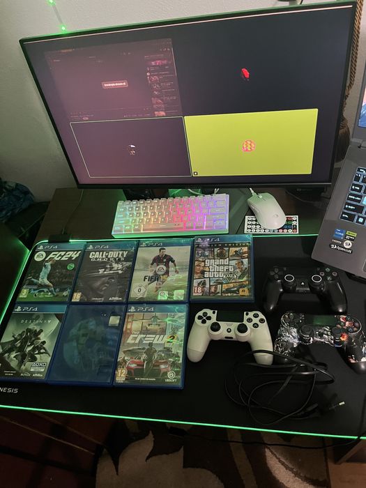 Ps 4 + volan gaming VAND SAU SCHIMB