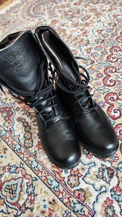 Кожанные Берцы Гризли.