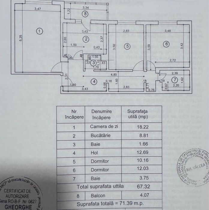 Apartament – Horezu - Mai multe