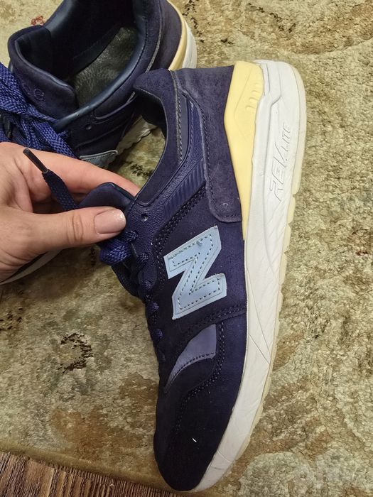 Мужские кроссовки New Balance, замша, 41-42р