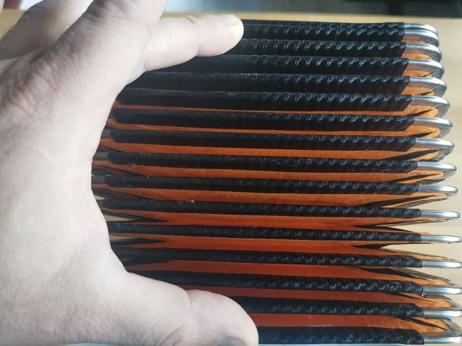 Burduf Rosu/Orange Coltari Ridicati Hohner Verdi I/II Tango I/II/IIB