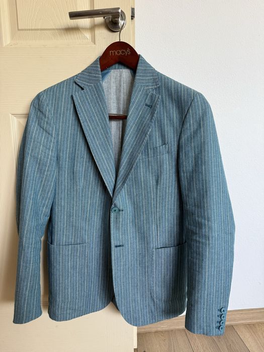 Sacou bigotti, 46/S, bumbac si in