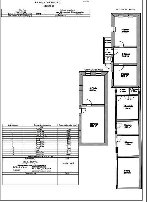 Vindem urgent casa pe un singur nivel, cu 2.021mp teren in Slimnic