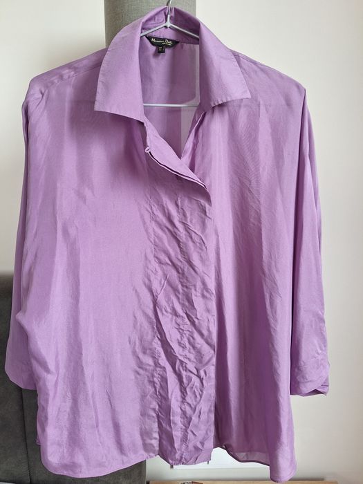 Massimo Dutti риза 100% коприна