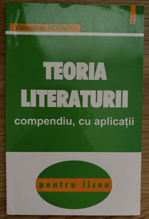 CONCEPTE OPERAȚIONALE pentru literatura română + TEORA LITERATURII compendiu, cu aplicații
