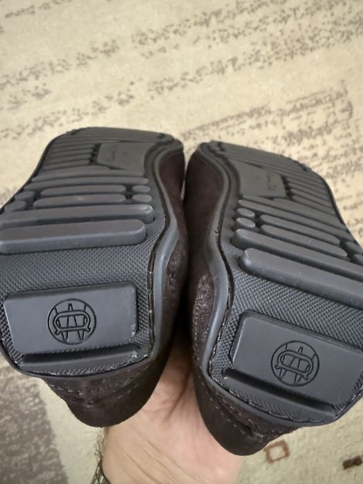 Mocasini maro piele intoarsa Massimo Dutti nr 39