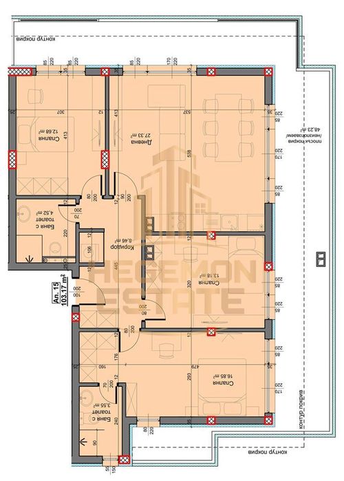 4-стаен в Варна-Виница площ 119 цена 199934