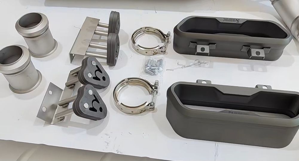 W463 W464 W465 W463A гърнета Akrapovic Titanium