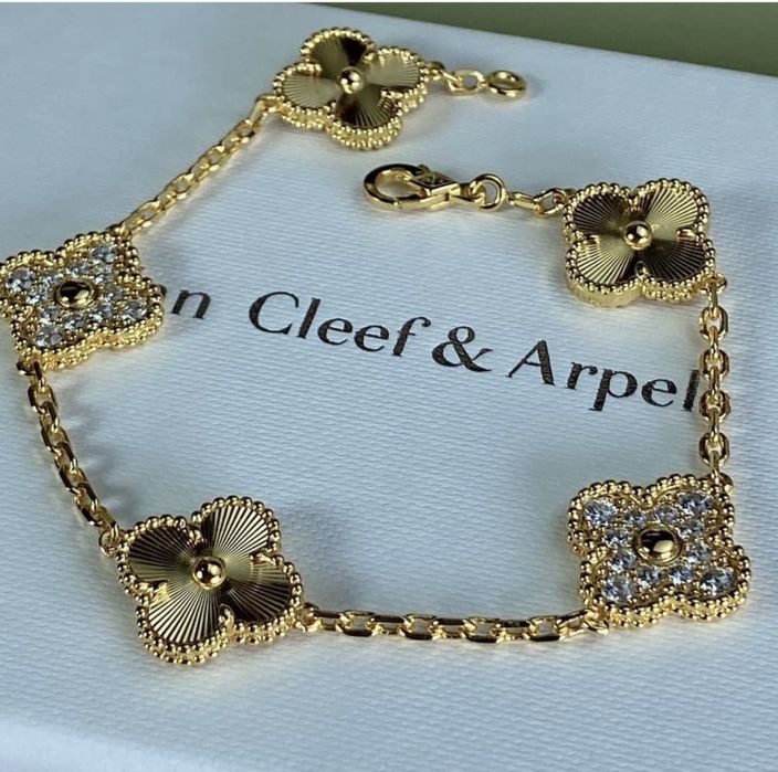 Позлатени гривни Van Cleef & Arpels 750/18K