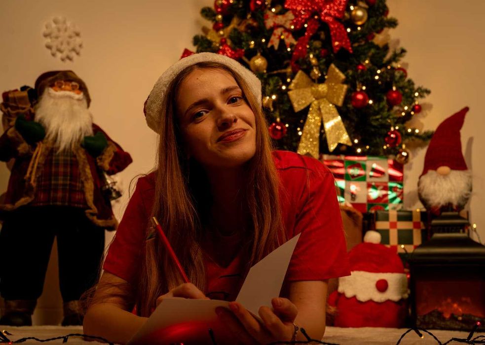 Fotografii de Craciun in decor real de poveste