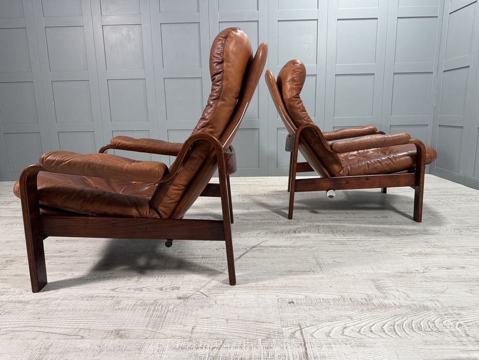 Винтидж кожени релакс кресла К102