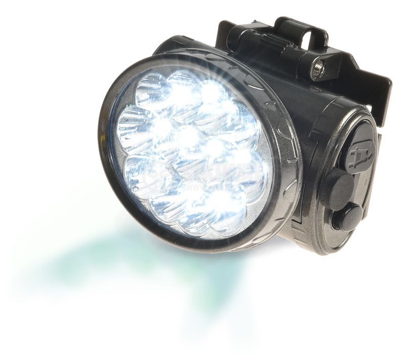 LED фенер Челник за глава с 13 диода и акумулаторна батерия 3W