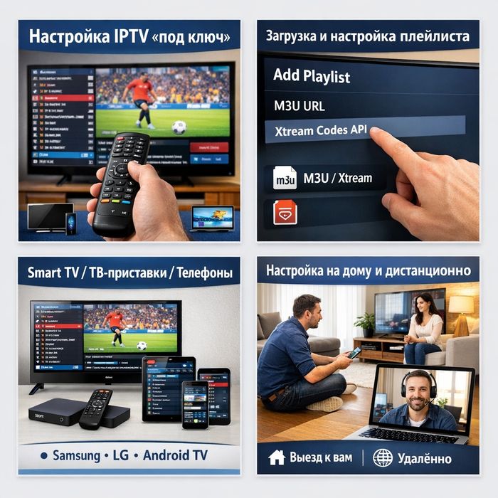 Настройка IPTV на Smart TV и приставках