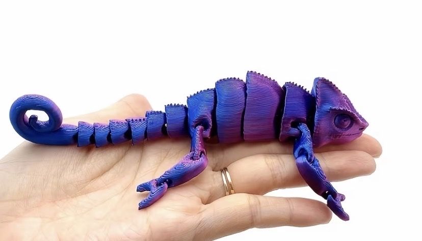 Уникални 3D хамелеони с променящи се цветове