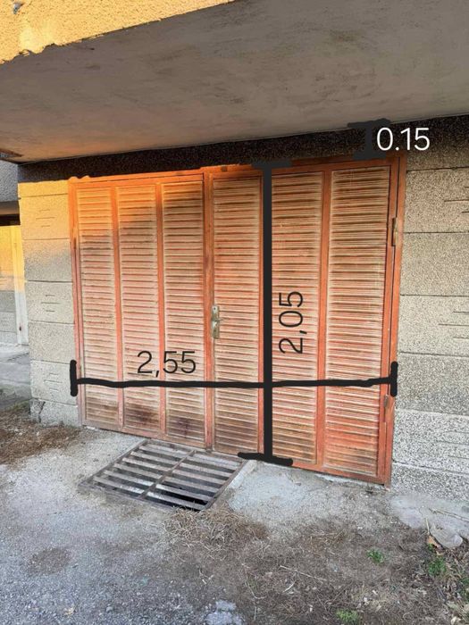 Желязна врата за гараж 255/205