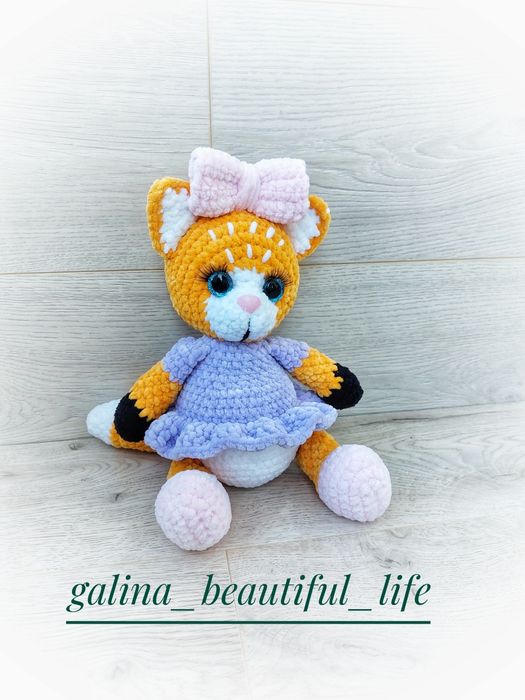Вязаные игрушки.