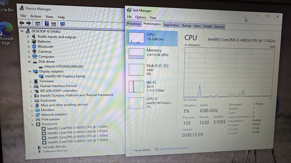Vând urgent Laptop Asus R557L  funcțonal