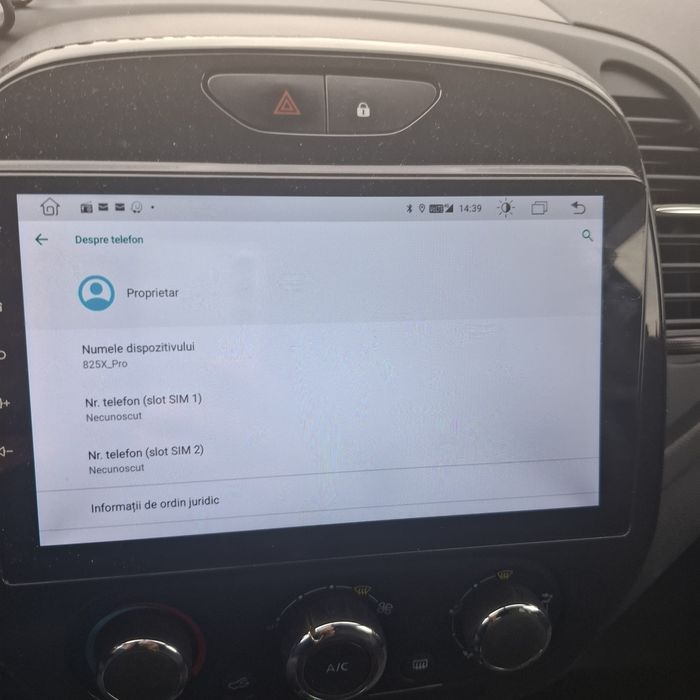 Sistem navigație cu Android 12  pentru Renault Captur 1 facelift