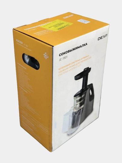 Супермощная шнековая соковыжималка от DEXP (Россия)