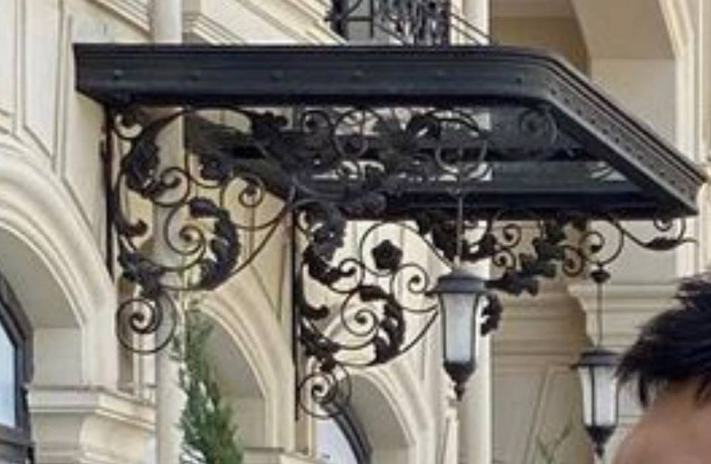 Приготовление стеклянные периллы навесы от даже двери Передвижные