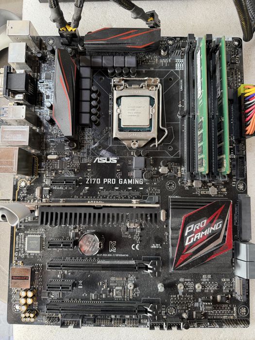 Kit Placa Baza Z170 Asus Cu Procesor i7 6gen 16g 256g nvme