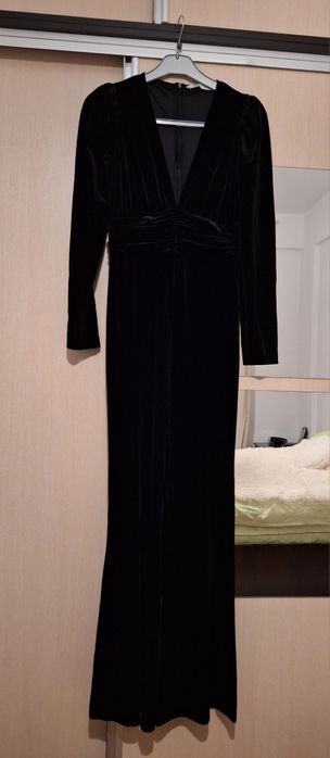 Salopeta ZARA, din catifea, NOUA