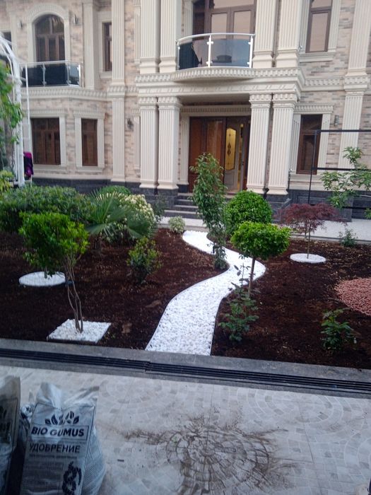 Sadovnk bogbon lanshaft gazon archa xizmat