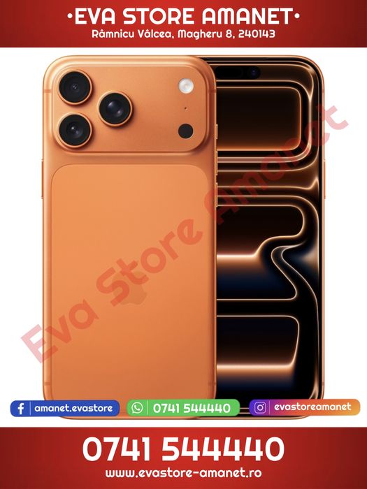 Apple iPhone 17 Pro Max Cosmic Orange 256GB Neverlocked + Adaptor 20W