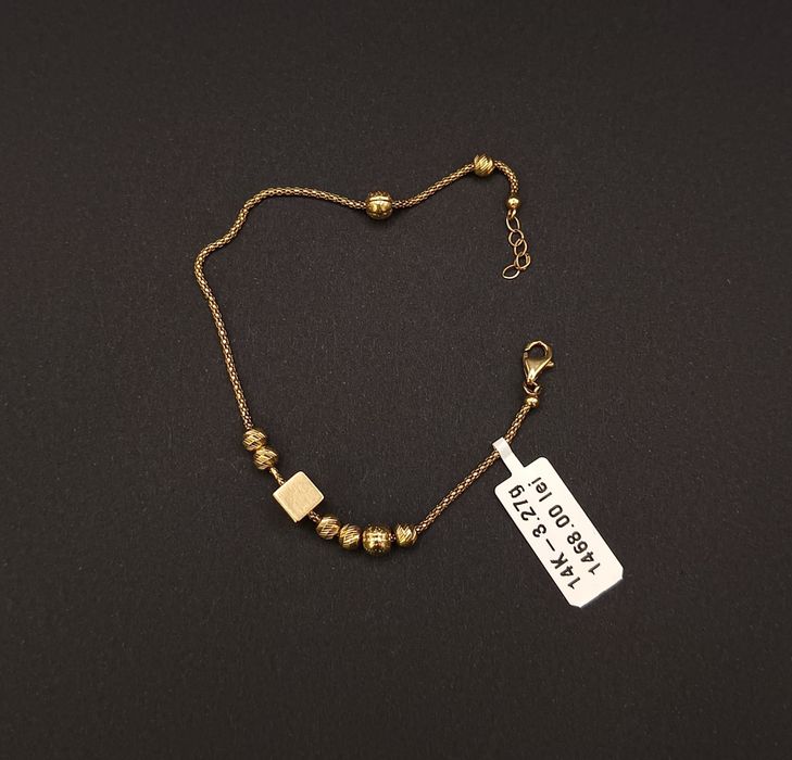 Brățară Aur 14 K/585.    3,27 gr