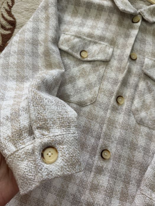 Defacto твидовая рубашка