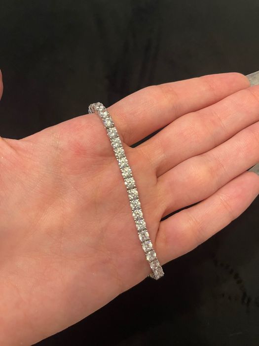 Brățară argint 925 sterling silver cu diamante