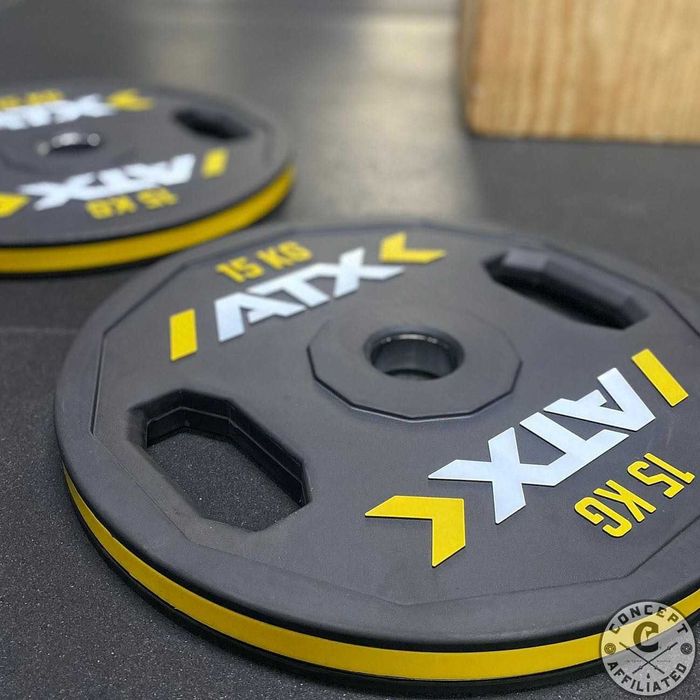 Олимпийски Дискове ATX Stripes Gripper, Фитнес Тежести 5 кг - 25 кг