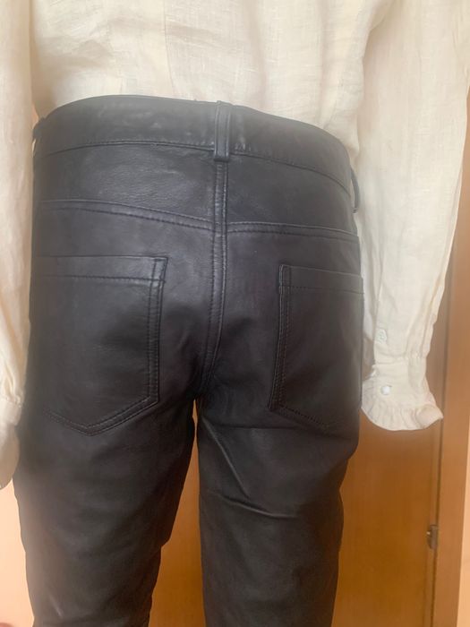 Дамски кожен панталон, размер М