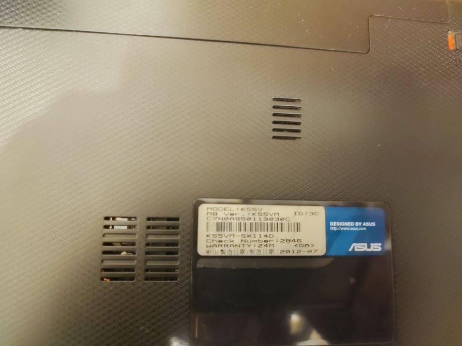 Laptop Asus k55vm