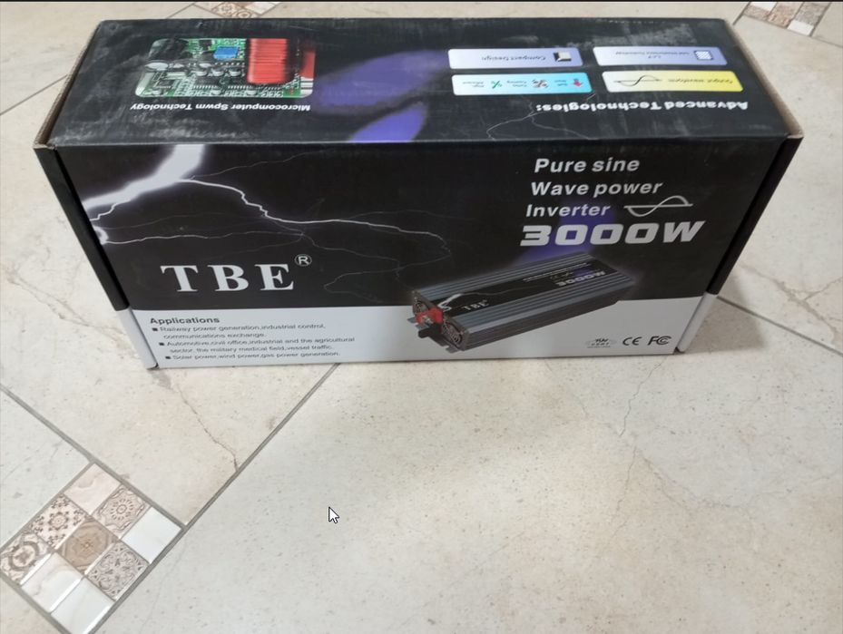 инвертор преобразователь напряжения TBE 3000 12/220 / чистый синус