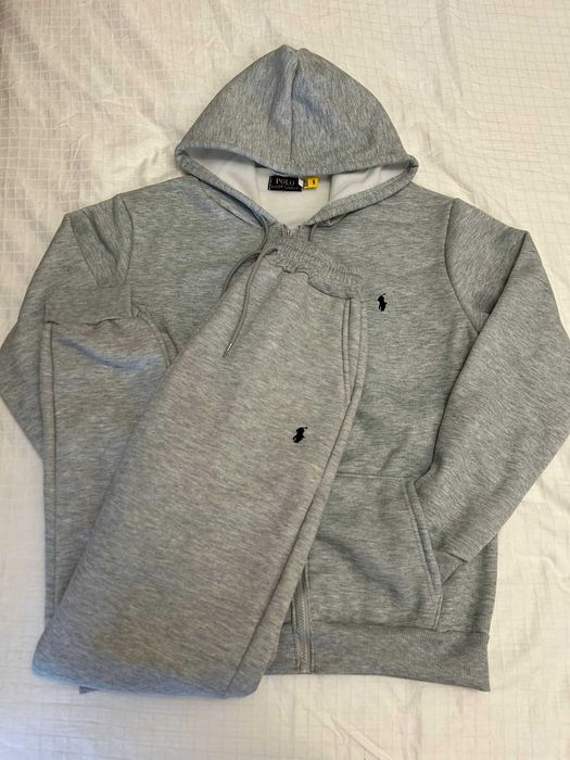 Trening Polo Ralph Lauren original – set hanorac și pantaloni, gri M/L