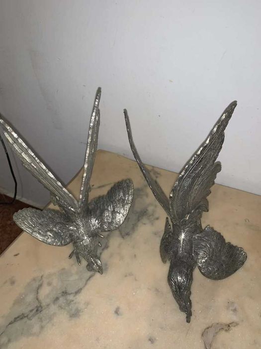 Statuie decor cocos din fier