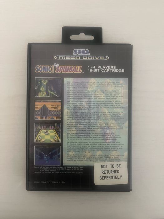 Sonic Spinball за Sega Mega Drive