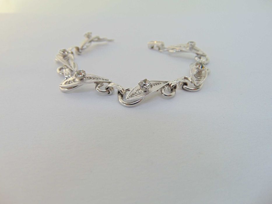 Bratara din argint filigran rodiat