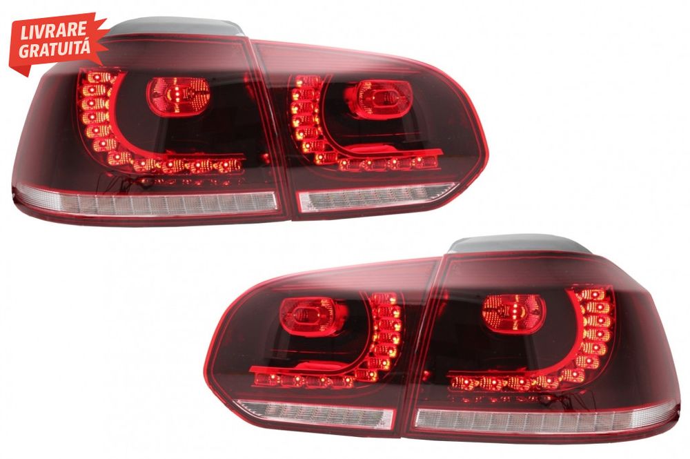 Stopuri Full LED VW Golf 6 VI (2008-2013) GTI R20 Design