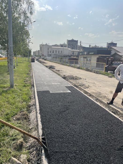 Укладка асфальта Алматы Асфальт