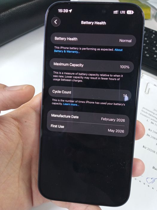 Iphone 17 pro max 512 GB 14 sikl