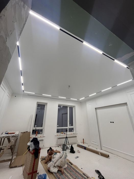 Услуги натяжные потолки