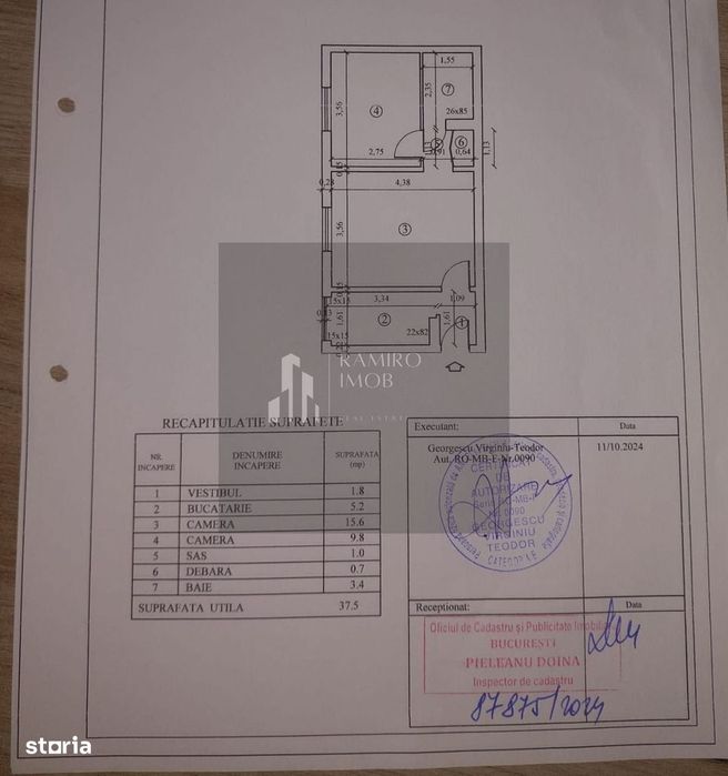 Apartament 2 camere, Luica/Brancoveanu, curat