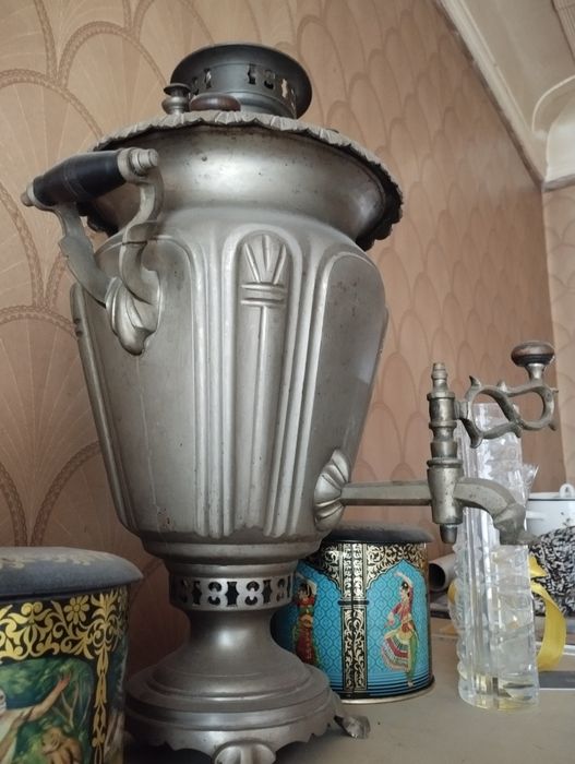 Самовар старинный Тульский в рабочем состоянии