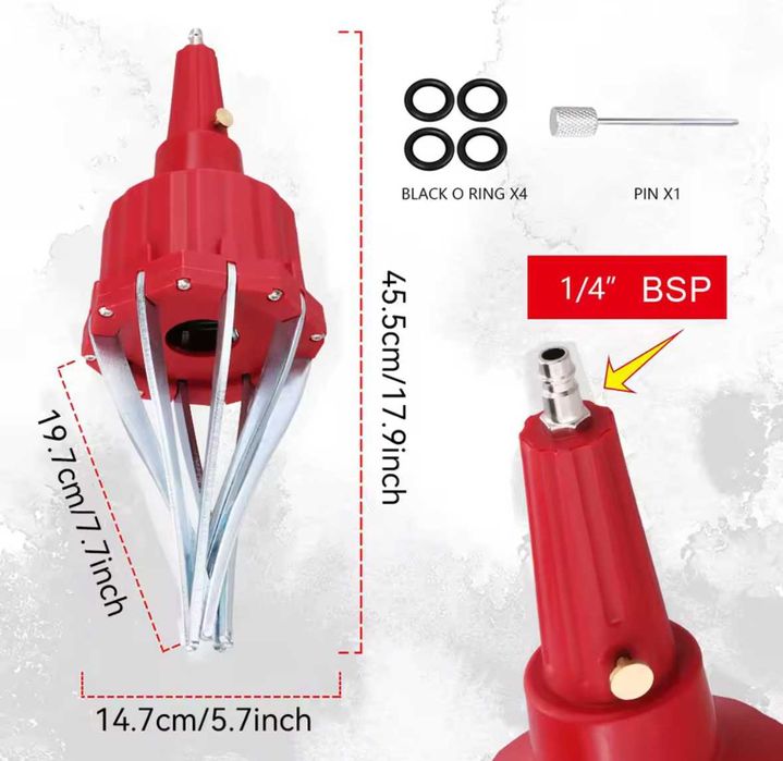 Пневматичен инструмент за монтаж на унив.маншони