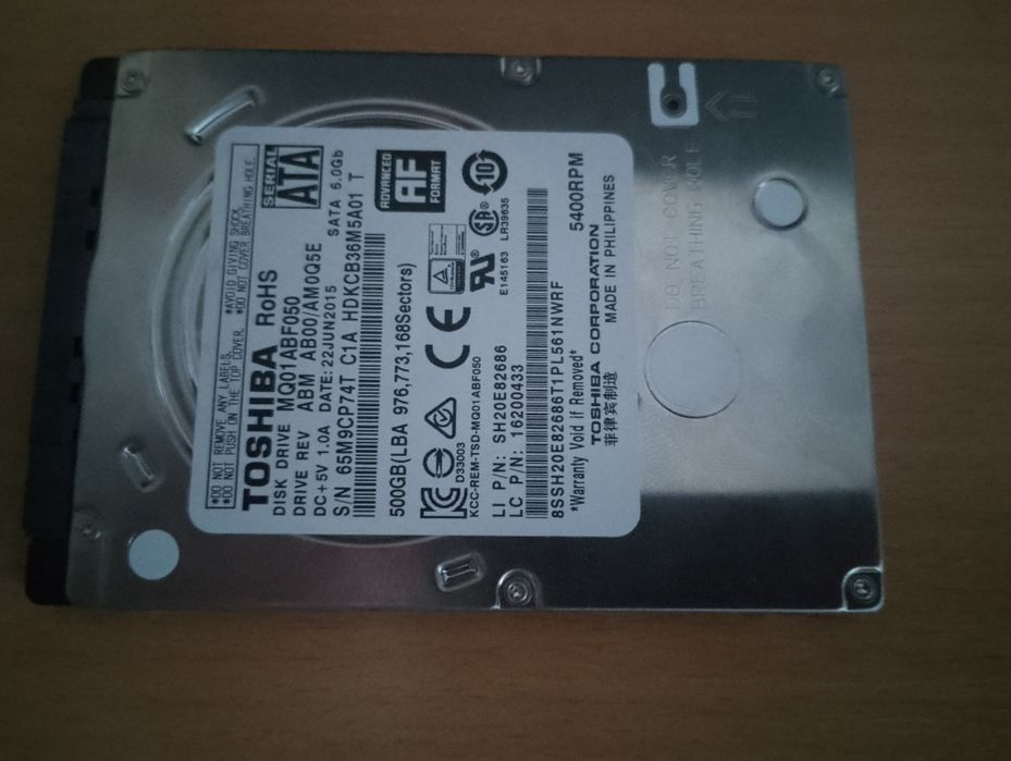 Hard disk de 500gb