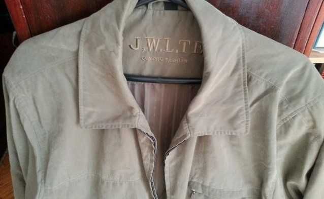 Яке с ципове светло бежовозелено