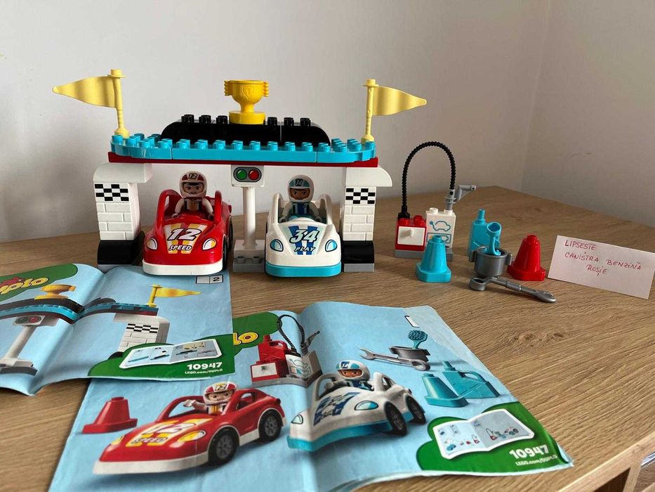 Lego duplo - masini de curse cu motor