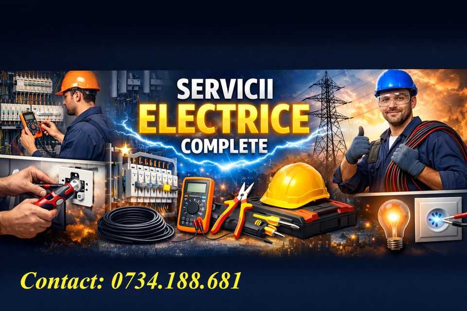 Electrician autorizat Bucuresti! Inclusiv in Week-end